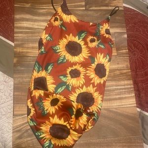 Sunflower summer dress
